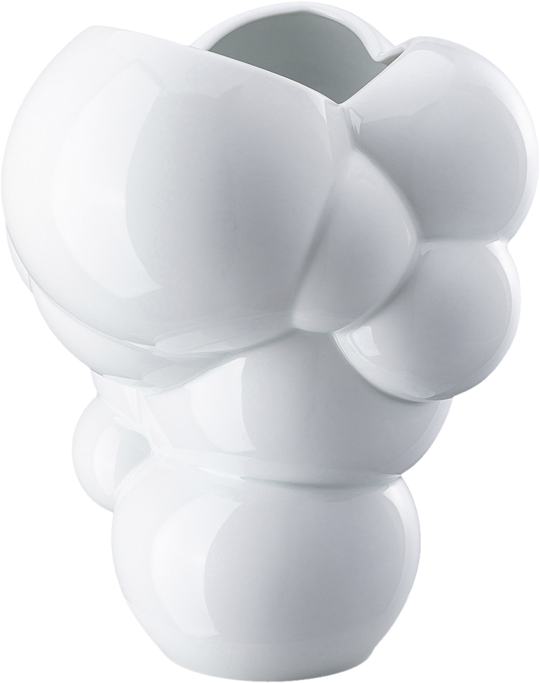 Vase 26cm, Weiss, Skum Vase 26cm, Weiss, Skum