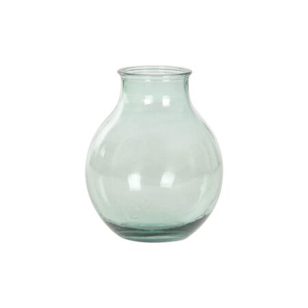 Vase 29 × 29 × 36 cm - grøn, hærdet glas