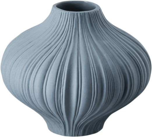 Vase 8cm, Pacific, Plissee Vase 8cm, Pacific, Plissee