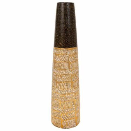 Vase Alexandra House Living Guld Keramik 15 x 61 x 15 cm
