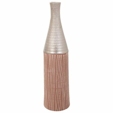 Vase Alexandra House Living Sølv Keramik 13 x 53 x 13 cm