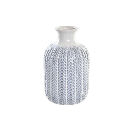 Vase Blå Hvid Porcelæn Middelhavet 16 x 16 x 25 cm