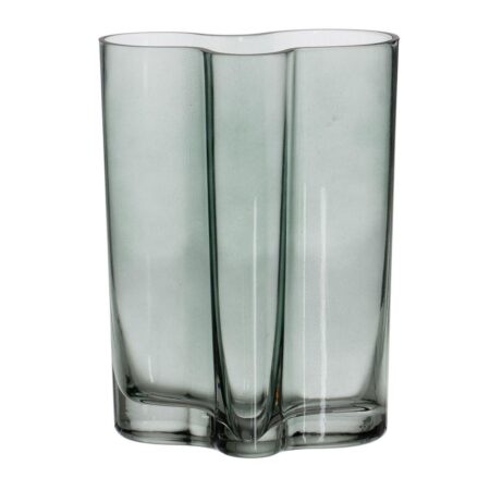 Vase Blå Krystal 15 x 9 x 20,5 cm