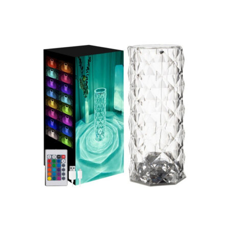 Vase Bordlampe Projektor LED med fjernbetjening