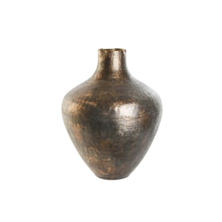 Vase Bronze Gylden Aluminium Ældet overflade 31 x 31 x 41 cm