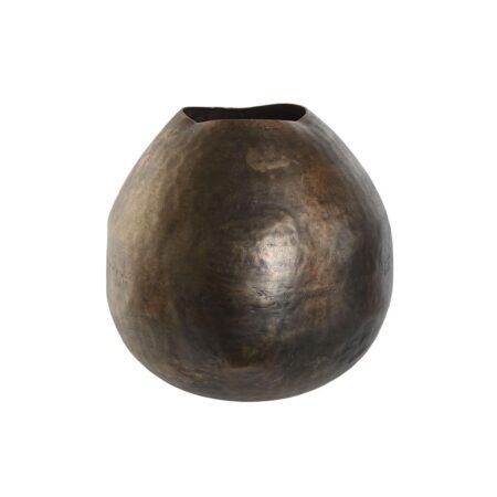 Vase Bronze Gylden Aluminium Ældet overflade 34 x 33 x 33 cm