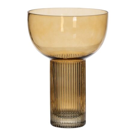 Vase Brun Krystal 18 x 18 x 25,5 cm