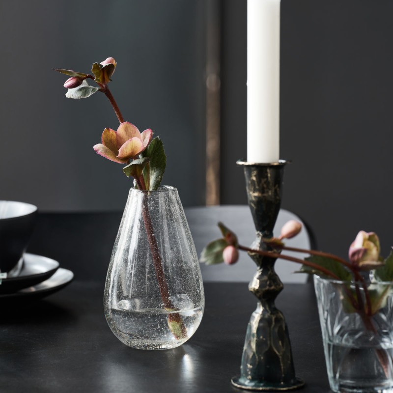 Vase "Clera" dråbeformet glas - House Doctor H: 12,5 Vase "Clera" dråbeformet glas - House Doctor H: 12,5