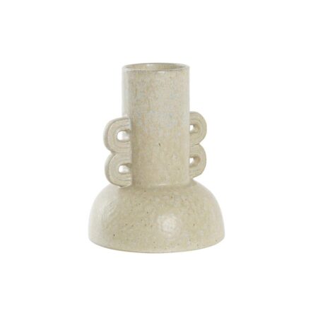 Vase DKD Home Decor Keramik Grå Grøn (12 x 12 x 15 cm)