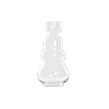 Vase DKD Home Decor Krystal Gennemsigtig Moderne (14 x 14 x 30 cm)