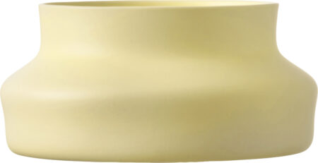 Vase Dorotea 25 x 12 cm Mellow Yellow Keramik