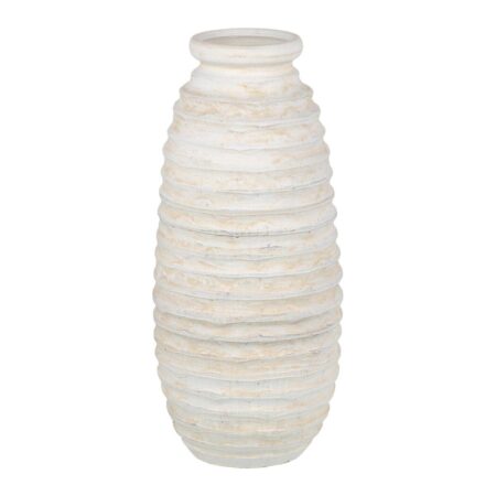 Vase Flødefarvet Keramik 24 x 24 x 60 cm