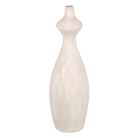 Vase Flødefarvet Keramik Moderne 13 x 13 x 60 cm