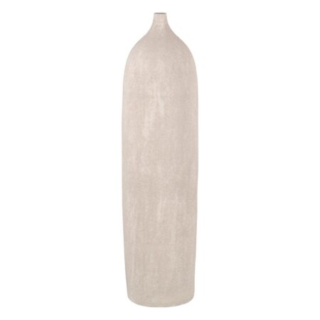 Vase Flødefarvet Keramik Moderne Sand 26 x 26 x 100 cm