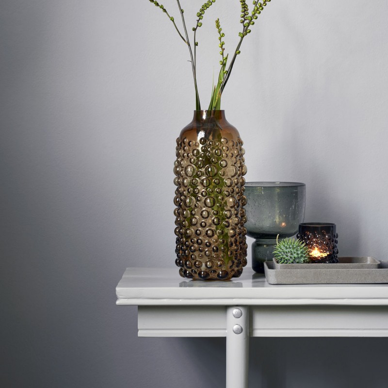 Vase "Foam" brun m/ bobler - House Doctor H: 40 cm Vase "Foam" brun m/ bobler - House Doctor H: 40 cm