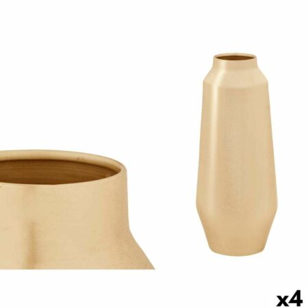 Vase GiftDecor 10216-SG Gylden Jern 16 x 40 x 16 cm (4 enheder)