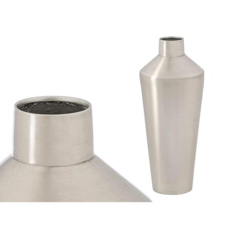 Vase GiftDecor 10219-MS Sølvfarvet Jern 19 x 50 x 19 cm