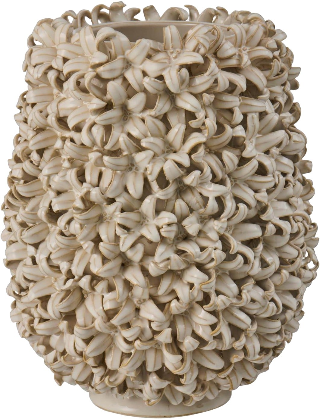 Vase Glaseret Hyacint Hvid Vase Glaseret Hyacint Hvid