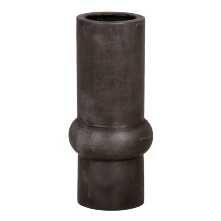 Vase Grå Aluminium 15 x 15 x 33,5 cm