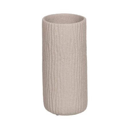 Vase Grå Keramik 13 x 13 x 28 cm