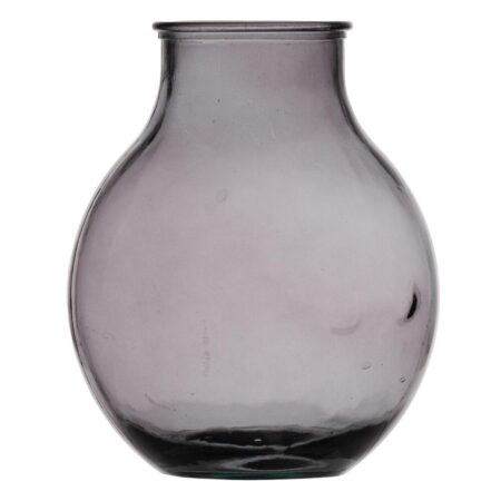 Vase Grå genbrugsglas 29 x 29 x 36 cm