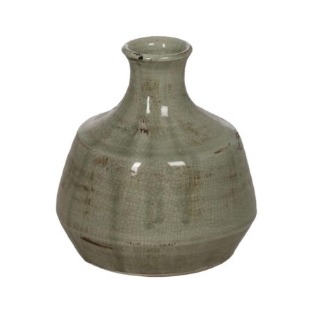 Vase Grøn Keramik 23 x 23 x 24 cm