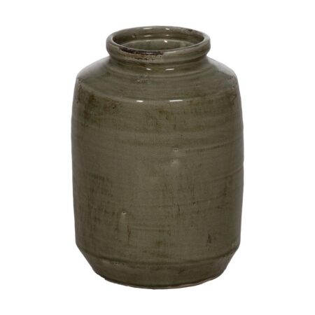 Vase Grøn Keramik 23,5 x 23,5 x 30 cm