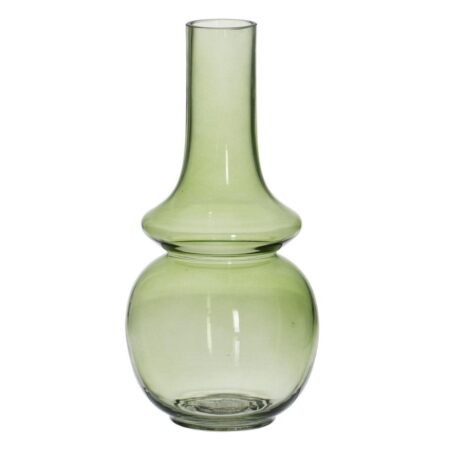 Vase Grøn Krystal 12,5 x 12,5 x 26 cm
