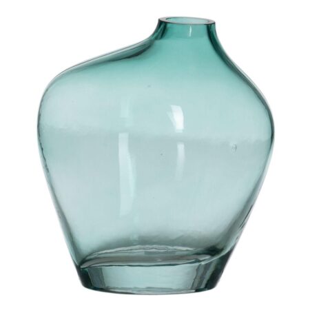 Vase Grøn Krystal 14,5 x 9,5 x 17 cm