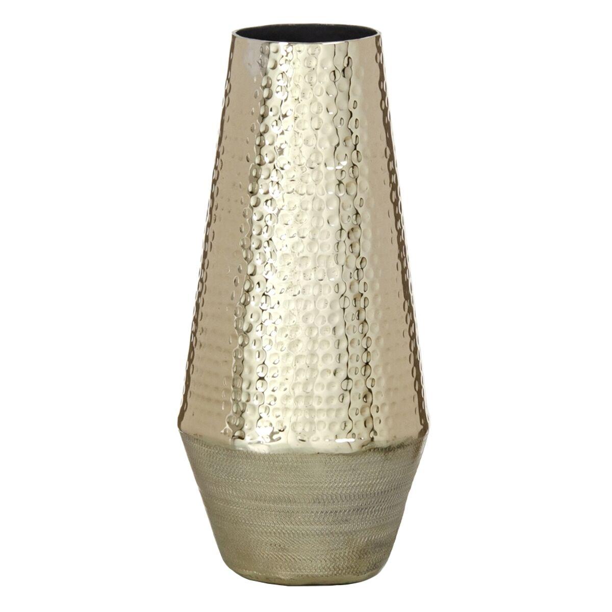 Vase Gylden Aluminium 14 x 14 x 31 cm Vase Gylden Aluminium 14 x 14 x 31 cm