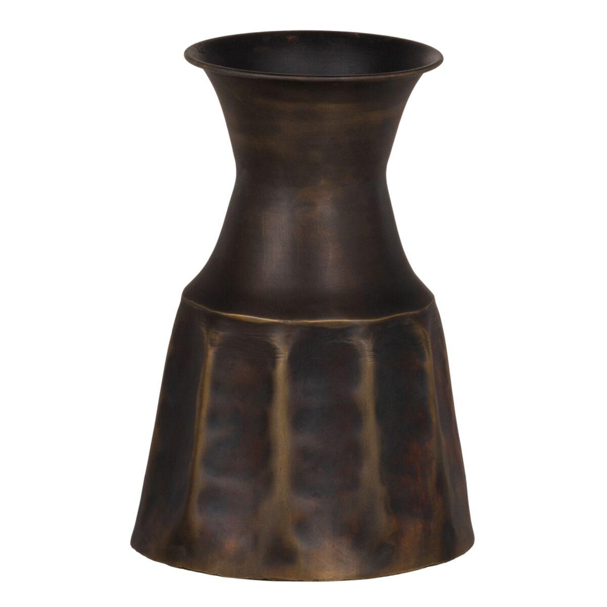 Vase Gylden Metal 15 x 15 x 22 cm Vase Gylden Metal 15 x 15 x 22 cm