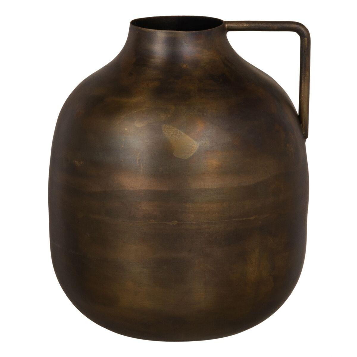 Vase Gylden Metal 20 x 20 x 24 cm Vase Gylden Metal 20 x 20 x 24 cm