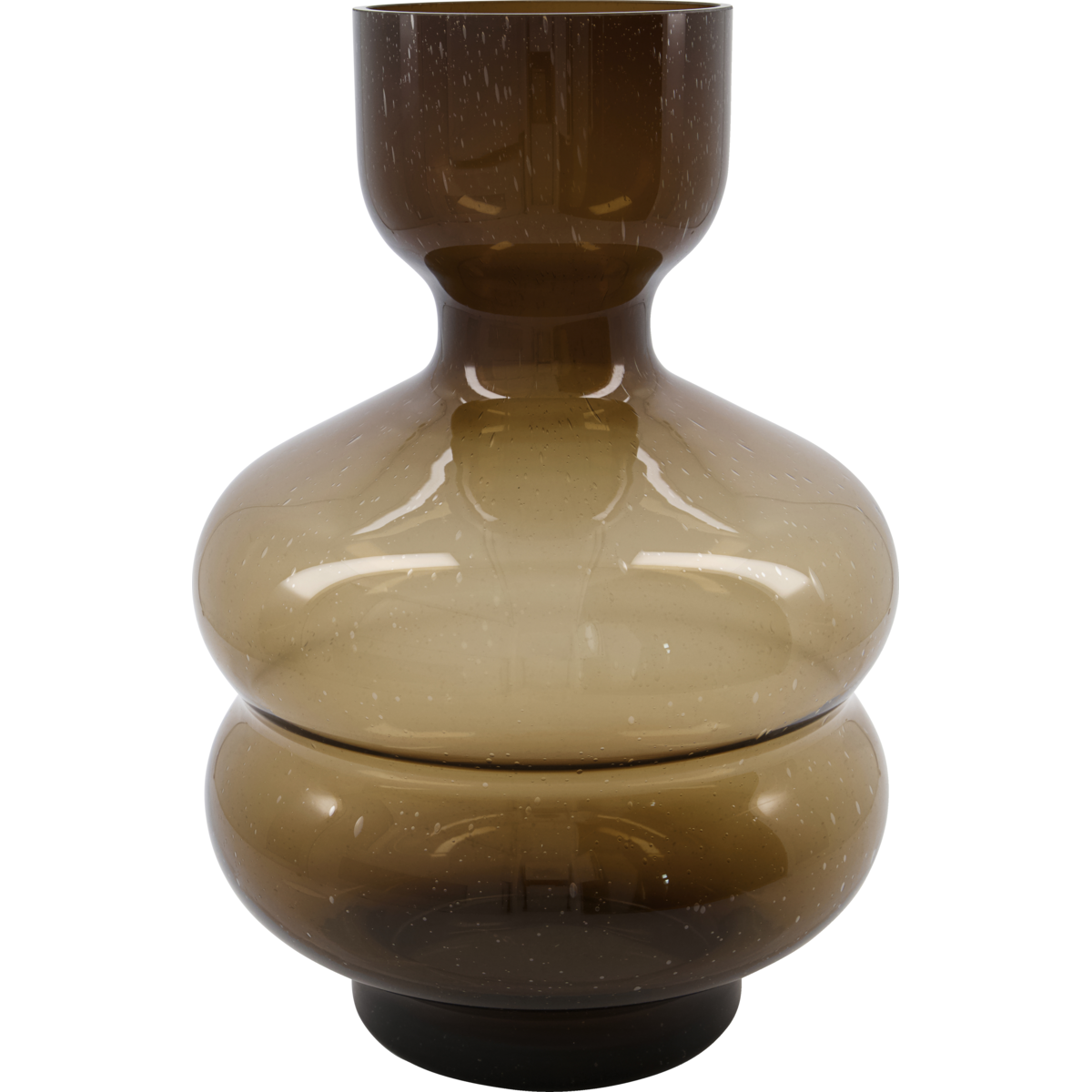 Vase, HDOrgani, Amber - Amber / Glass / h: 35 cm, dia: 24 cm Vase, HDOrgani, Amber - Amber / Glass / h: 35 cm, dia: 24 cm
