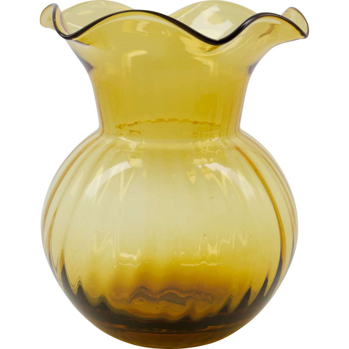 Vase, HDPomp, Amber Vase, HDPomp, Amber