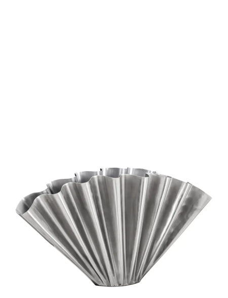 Vase, Hdflood, Børstet Sølvfinish House Doctor Silver