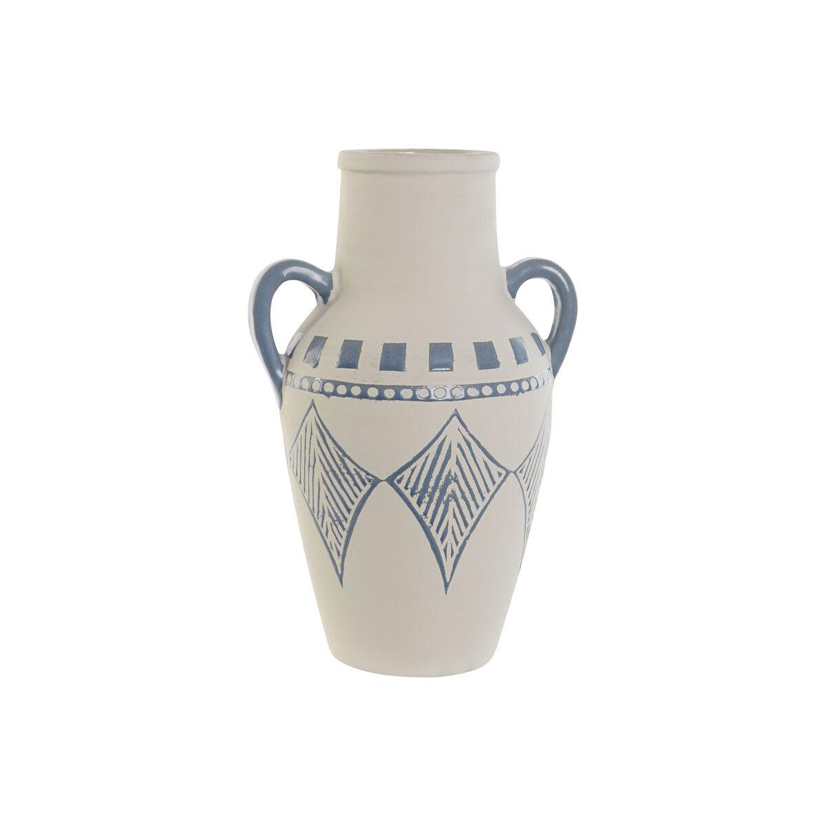 Vase Home ESPRIT Blå Brun Keramik Middelhavet 22 x 18 x 36,5 cm 22 x 18 x 35 cm Vase Home ESPRIT Blå Brun Keramik Middelhavet 22 x 18 x 36,5 cm 22 x 18 x 35 cm