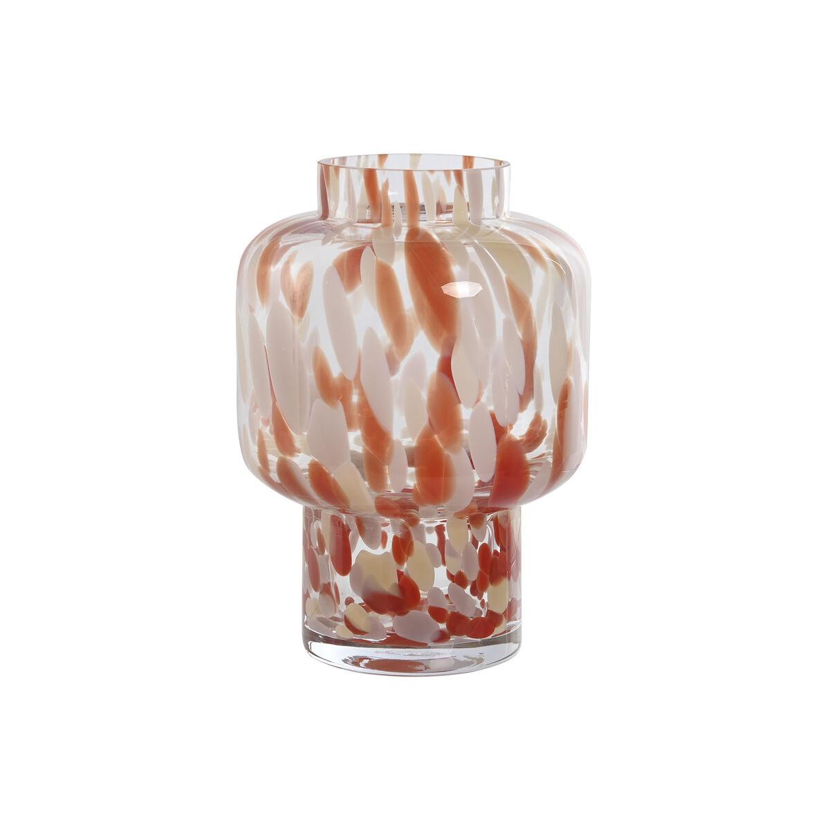 Vase Home ESPRIT Flødefarvet Terrakotta Krystal Moderne 15 x 15 x 21 cm Vase Home ESPRIT Flødefarvet Terrakotta Krystal Moderne 15 x 15 x 21 cm