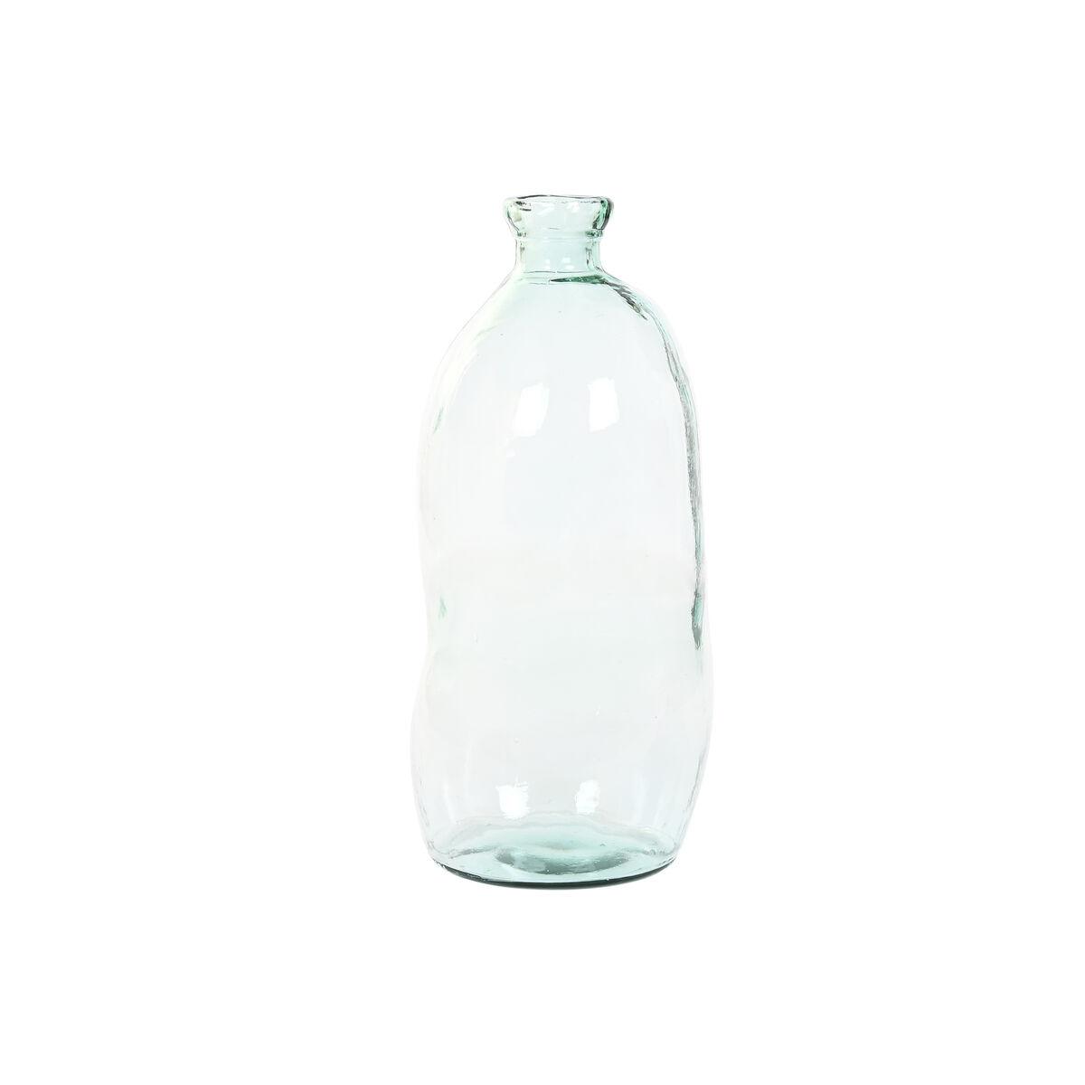 Vase Home ESPRIT Gennemsigtig Genbrugsglas 34 x 34 x 73 cm Vase Home ESPRIT Gennemsigtig Genbrugsglas 34 x 34 x 73 cm