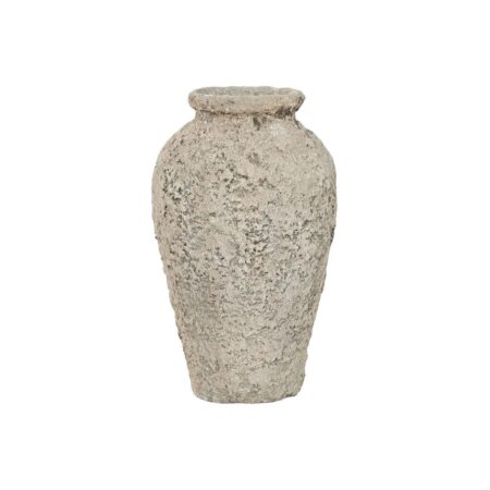 Vase Home ESPRIT Grå Terrakotta 25 x 25 x 50 cm