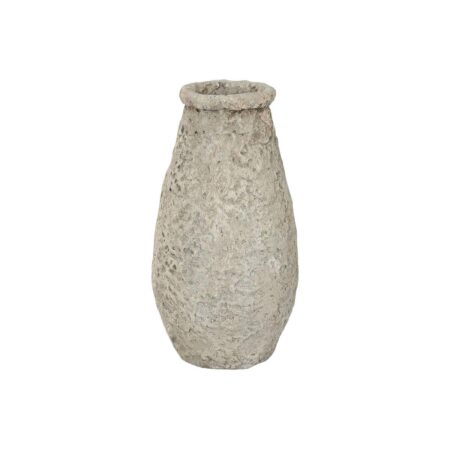 Vase Home ESPRIT Grå Terrakotta 25 x 25 x 51 cm