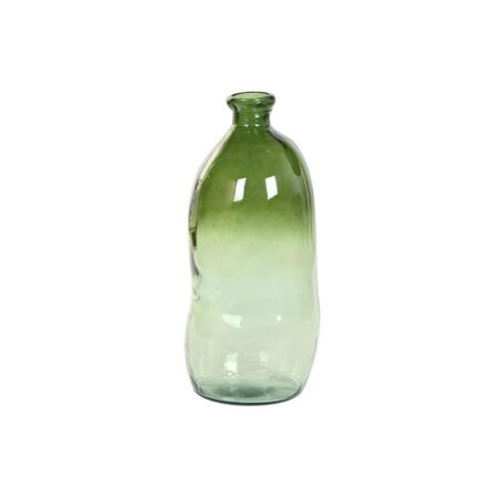 Vase Home ESPRIT Grøn Genbrugsglas 34 x 34 x 73 cm