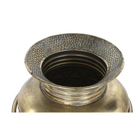 Vase Home ESPRIT Gylden Metal 28 x 28 x 72 cm 28 x 28 x 71,5 cm