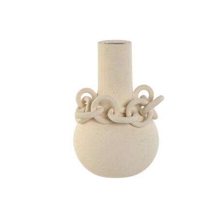 Vase Home ESPRIT Hvid Keramik Stentøj Moderne 22 x 20 x 30 cm