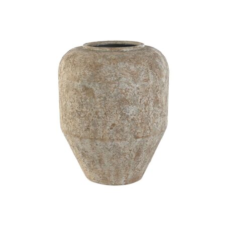 Vase Home ESPRIT Hvid Metal 31,5 x 31,5 x 38,5 cm