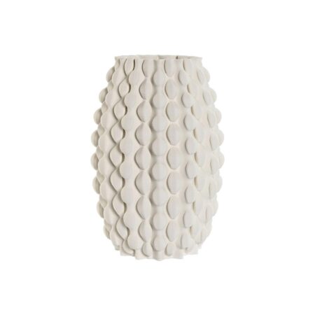 Vase Home ESPRIT Hvid Stentøj Moderne 17 X 17,5 X 28 cm