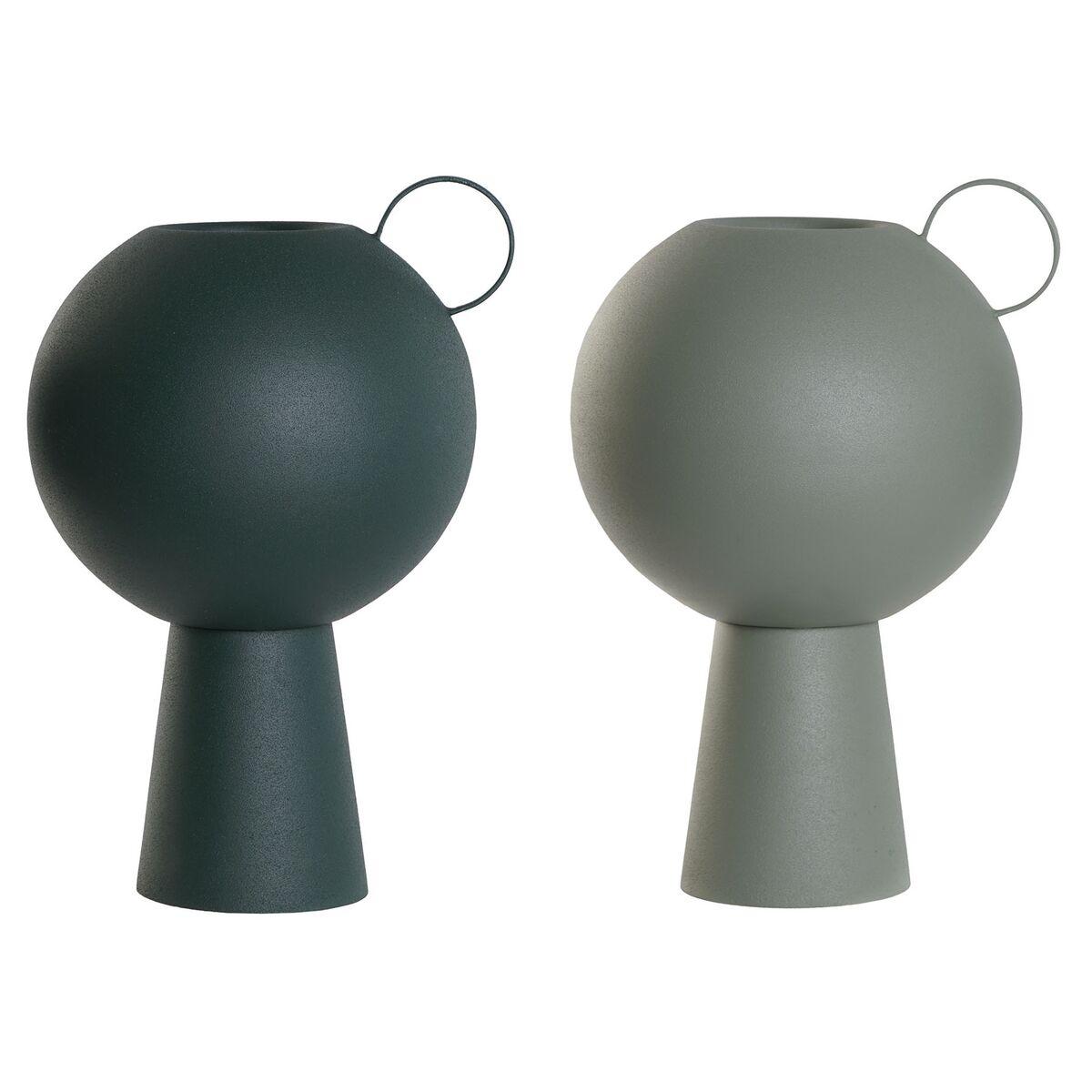 Vase Home ESPRIT Jern (2 enheder) Vase Home ESPRIT Jern (2 enheder)