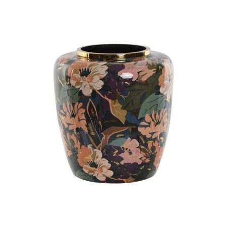 Vase Home ESPRIT Multifarvet Metal 33 x 33 x 35 cm