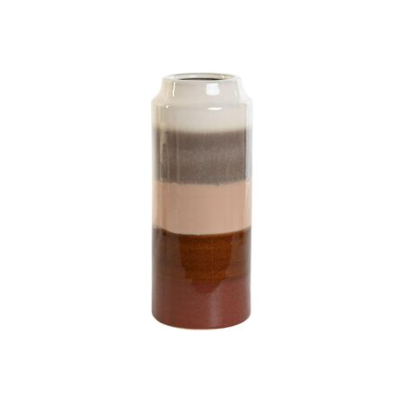 Vase Home ESPRIT Multifarvet Stentøj 13 x 13 x 31 cm