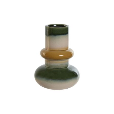 Vase Home ESPRIT Multifarvet Stentøj Moderne 18 x 18 x 25 cm