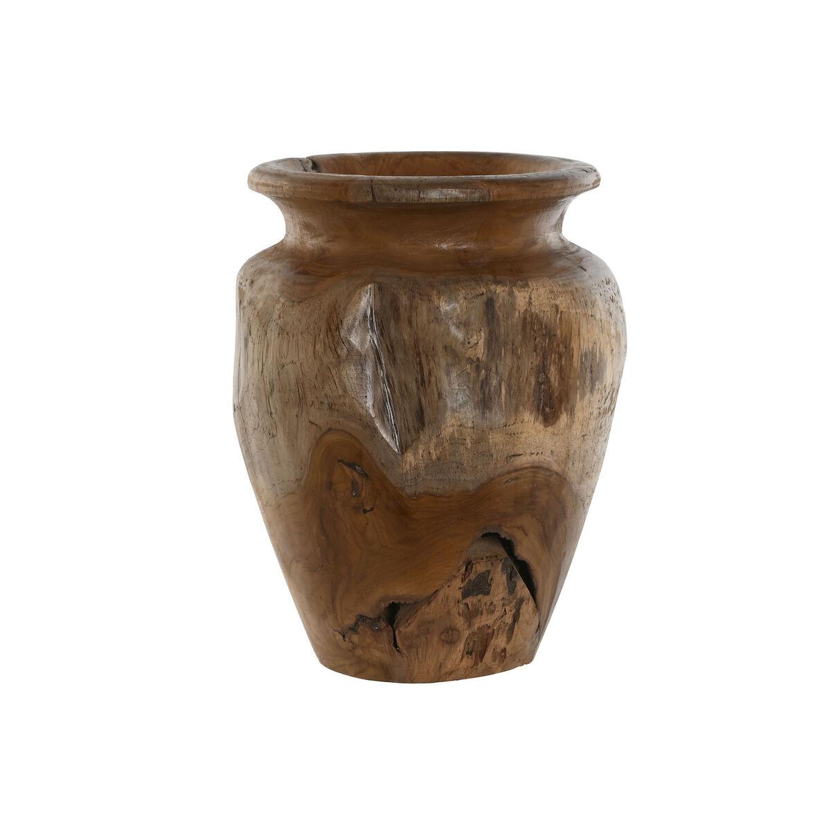 Vase Home ESPRIT Multifarvet Træ Vase Home ESPRIT Multifarvet Træ